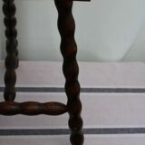 Wooden tripod stool