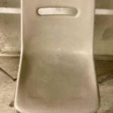Set of 3 vintage Grosfillex shell barrel chairs