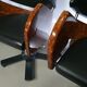 4 x '80s Italian barber chair, height adjustable
