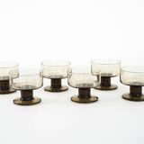 Set of dessert bowls, Italian design, 1970s, made in Italy