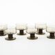 Set of dessert bowls, Italian design, 1970s, made in Italy