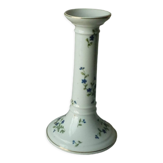 Bougeoir en porcelaine decor au barbeau