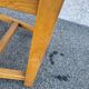 Country-style chair in solid oak