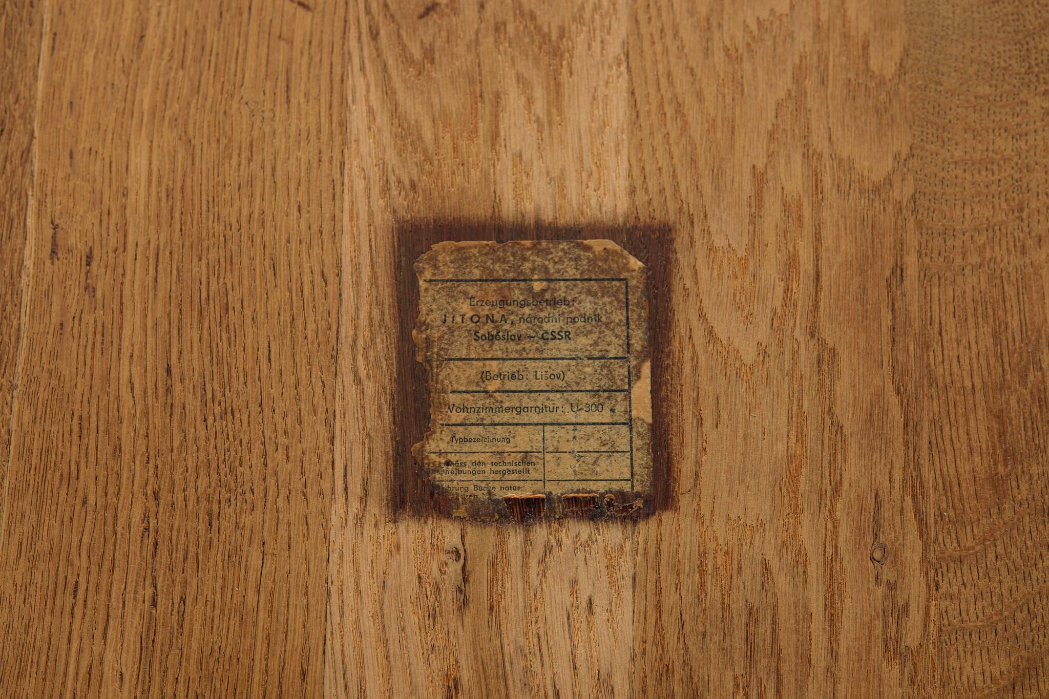 Dining Table by Bohumil Landsman for Jitona, Czechoslovakia, 1960s