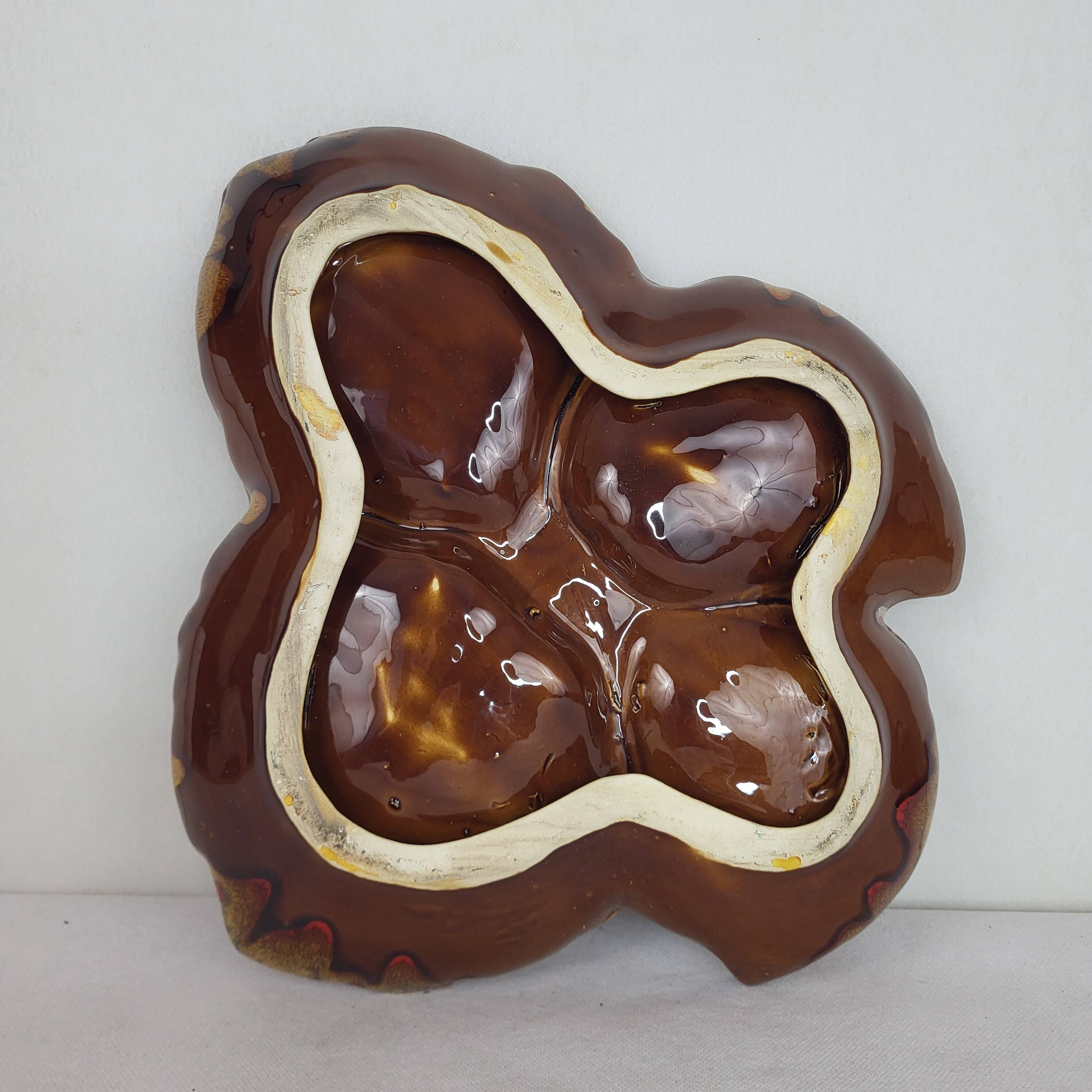 Serving dish in Vallauris ceramic