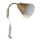 AJH Swedish brass adjustable wall lights