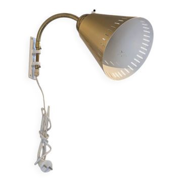 AJH Swedish brass adjustable wall lights