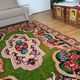 Tapis floral tissé à la main Roumanie 244x165cm