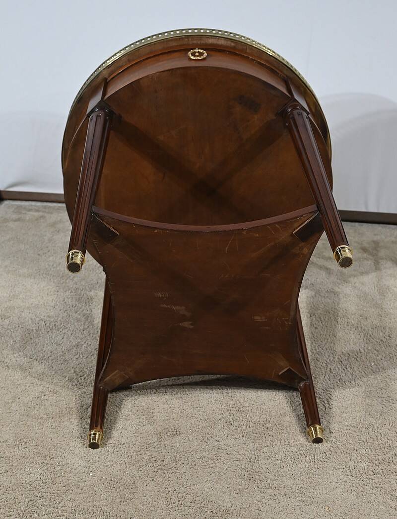 Mahogany Bouillotte Table, Louis XVI style – Late 19th century