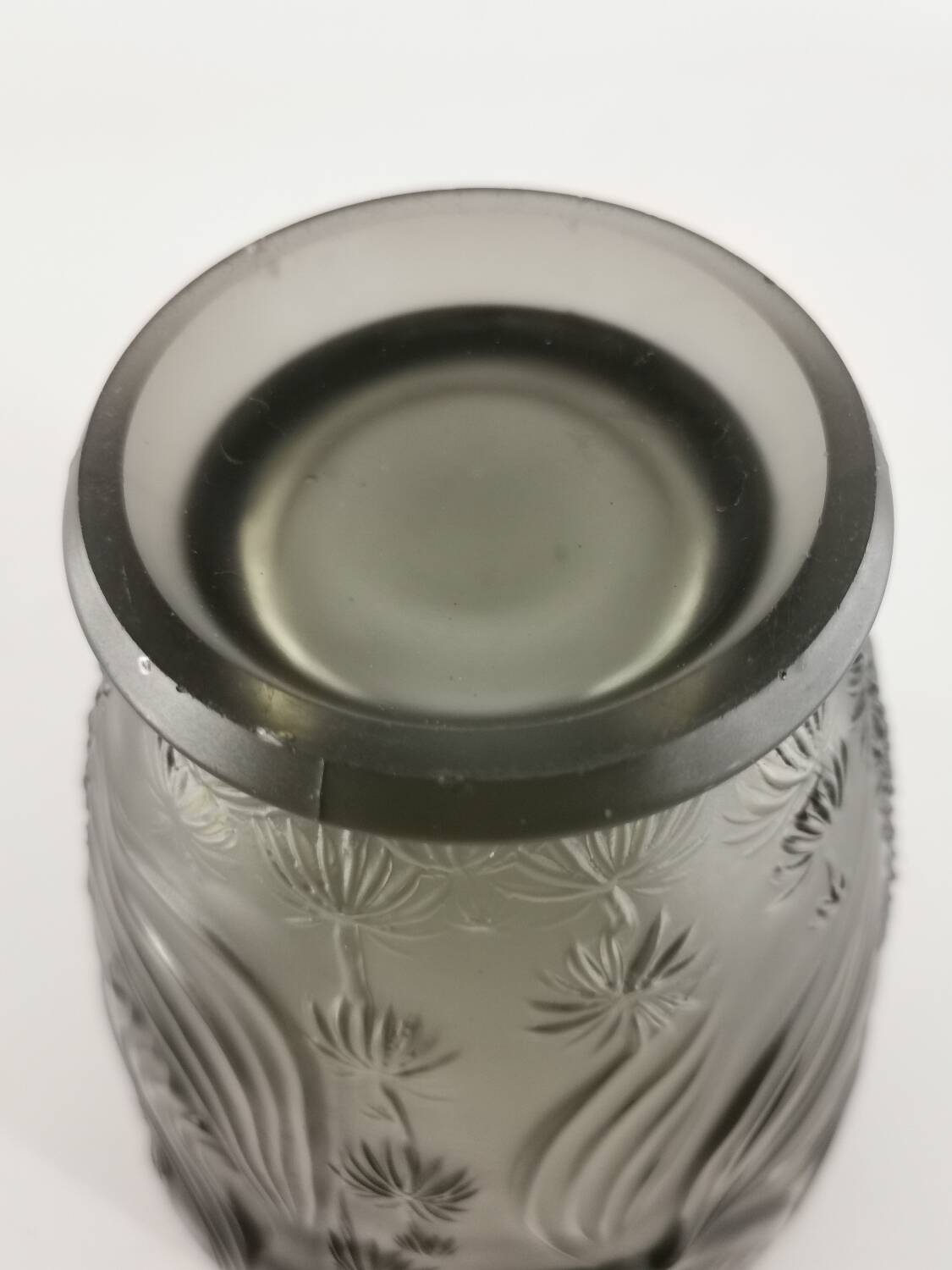 Art Nouveau vase Josef Inwald glass decor Koi Carps 1900