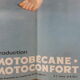 Original poster 1968 motobecane motocofort cady and hop handy and on