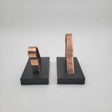 Pair of Gold Starry Bookends