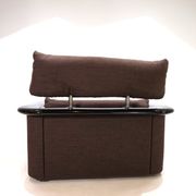 Fauteuil lounge Tecno avec structure en laque piano, 1970