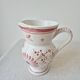 Petit pichet/vase vintage décor florale - Henriot Quimper