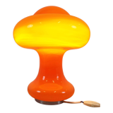 Vintage opaline mushroom table lamp, 1970s