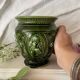 Planter pot in earthenware with cherubs