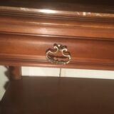 Service Henri ll in walnut, marble top