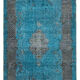 Hand-Knotted Oriental Overdyed 290 cm x 410 cm Black Wool Rug