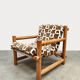 Scandinavian vintage pine lounge chair Hameen Kalustaja