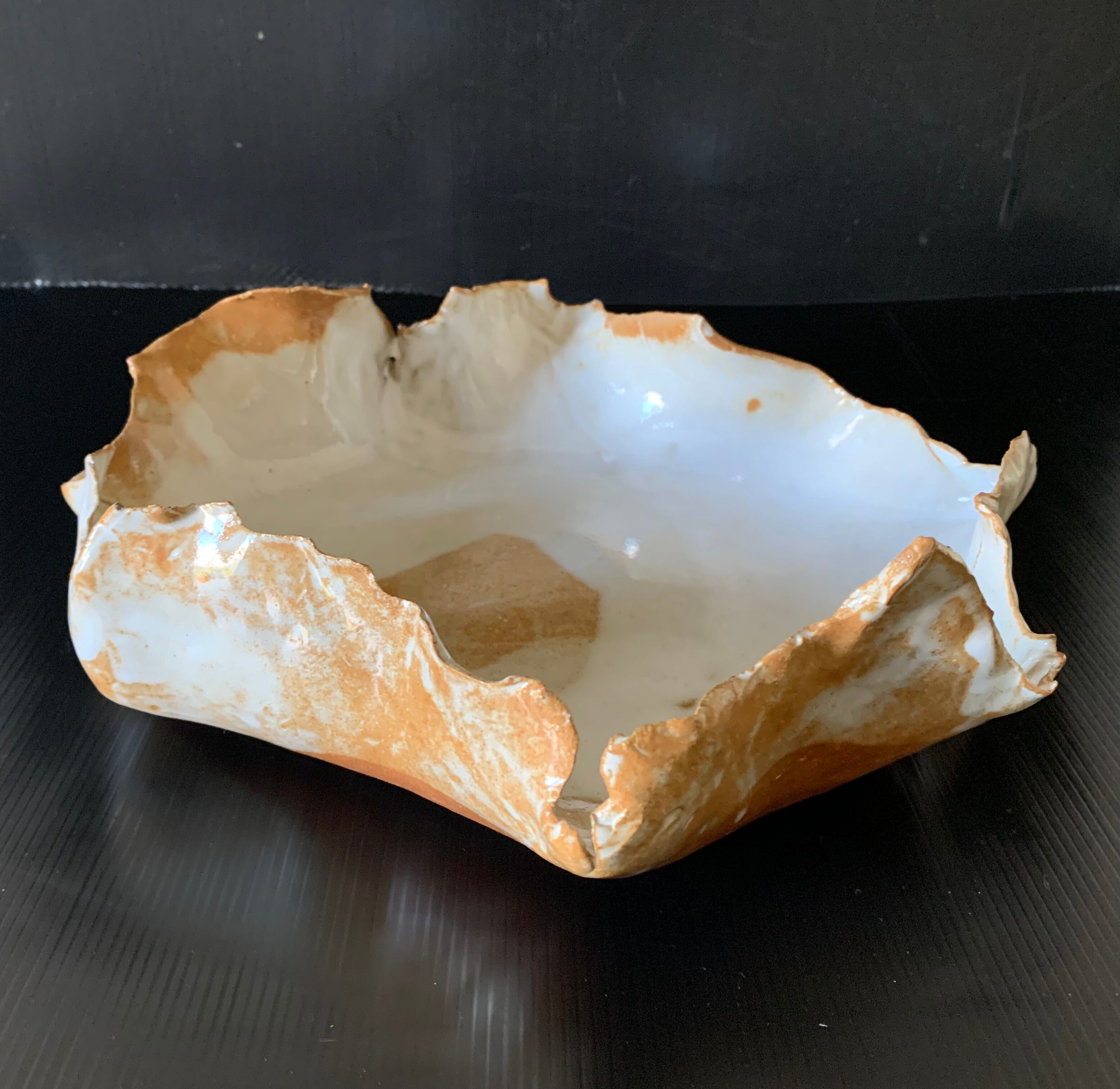 Large ceramic dish sign