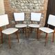 Lot de 4 chaises skai