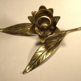 Brass "flower" candle holder - ashtray