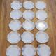 15 Assiettes en verre opalescent Macbeth Evans American Sweetheart Monax