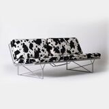 Moment sofa by Niels Gammelgaard for Ikea, 1980s with animal print upholstery