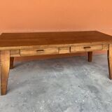 Farmhouse table Scandinavian brutalist dining table vintage 1960s legs com