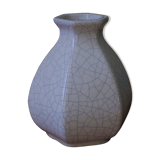 Cracked Art Deco ceramic vase
