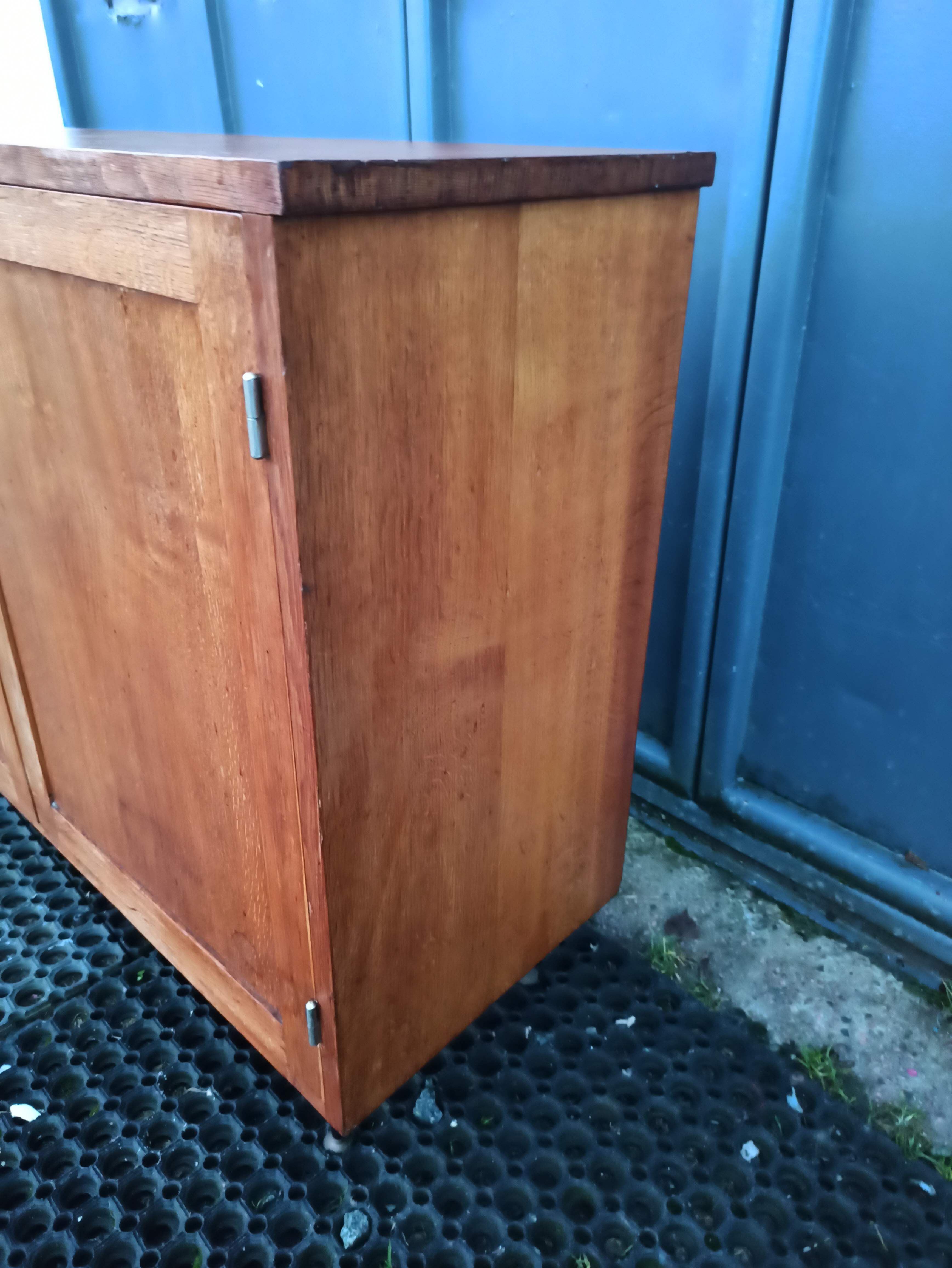 Low storage sideboard 2 doors iron base year 50 60