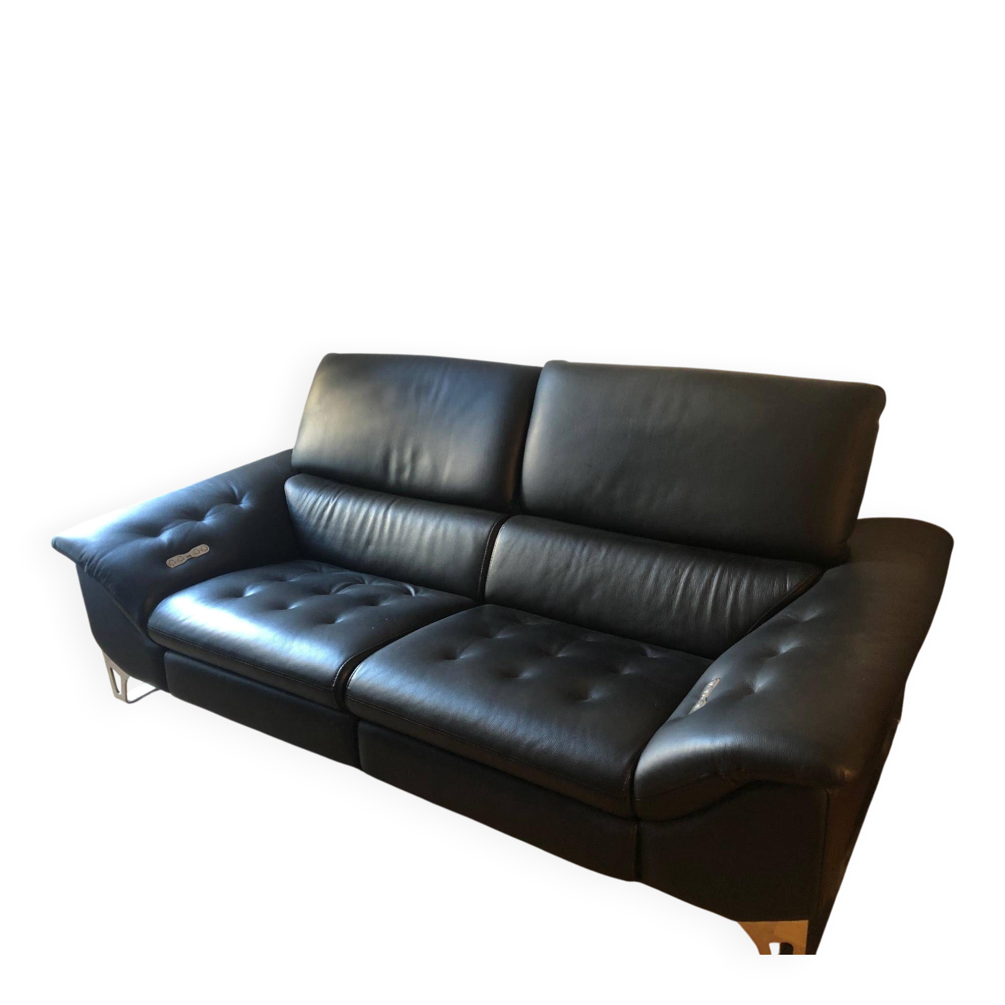 Roche bobois cinétique 2-seater full relax motorised sofa - leather category