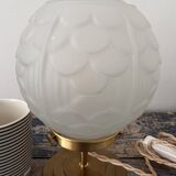 Art Deco globe table lamp