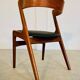 Danish vintage dining chairs by Kai Kristiansen for Schou Andersens MøbelFabrik