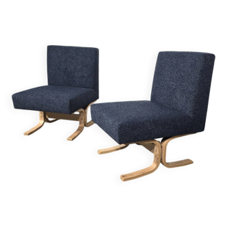 Armchairs by Ludvik Volak, 1960s, Set of 2