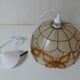 Suspension mother-of-pearl luminaire vintage butterfly decoration