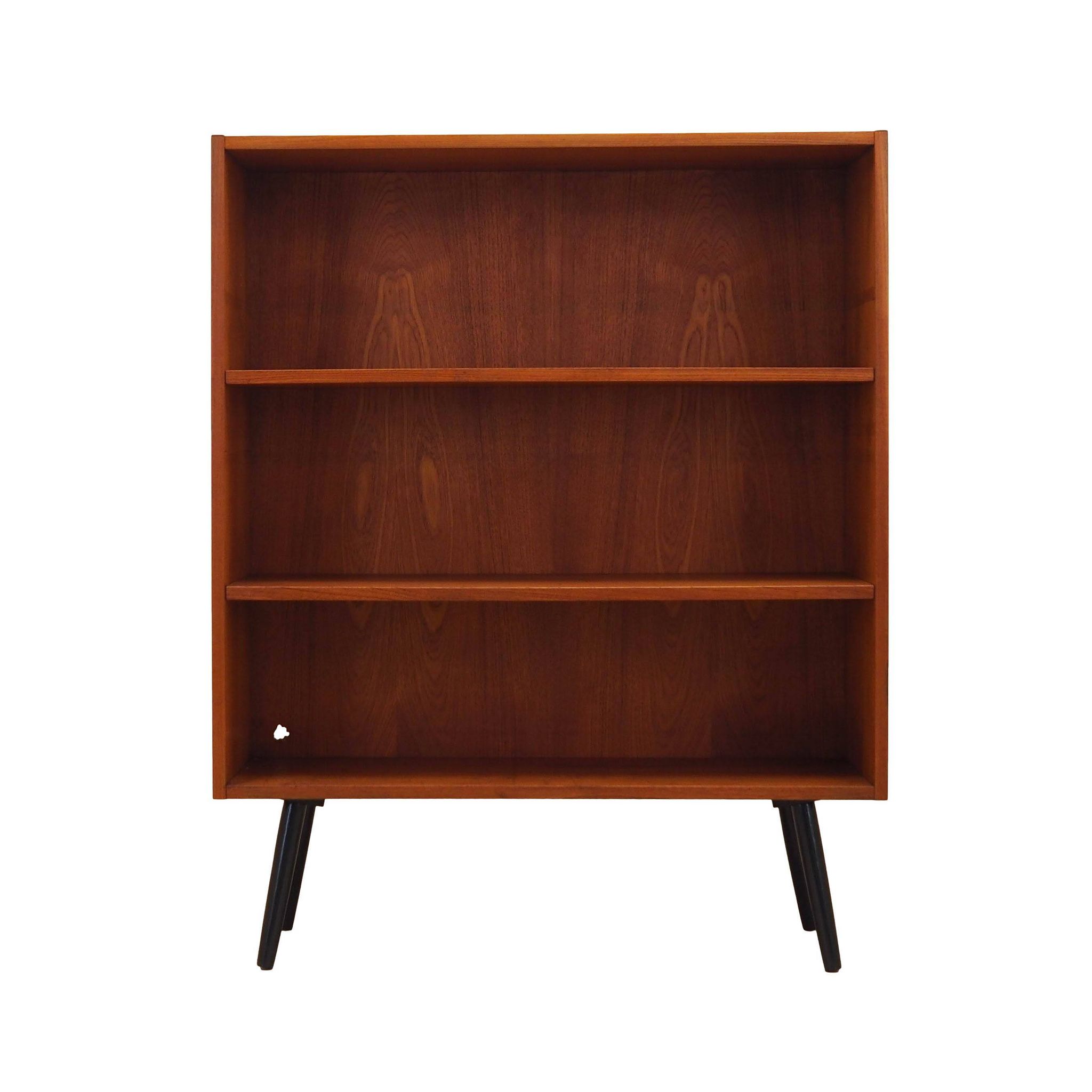 Bibliothèque en teck, design danois, années 1970, fabriquée au Danemark