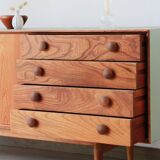 English Sideboard - Solid Elm - 1960