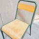 Vintage metal school chair
