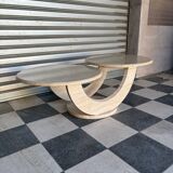Table basse italienne en travertin