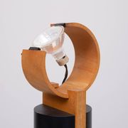 Lampe de table halogène design des années 1980