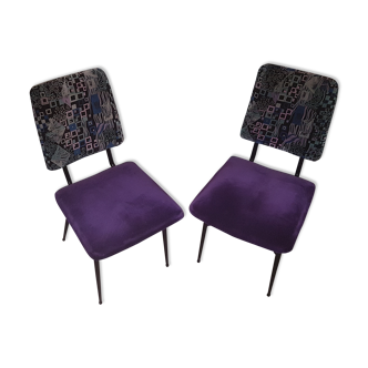 Chaises velours