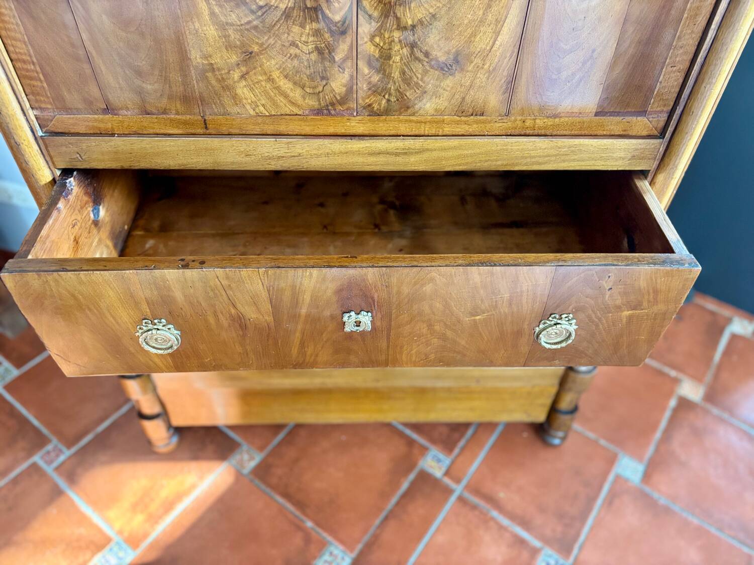 Secrétaire Empire en noyer