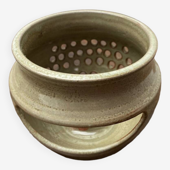 Guizol Vallauris sandstone candle holder