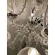 Transparent Murano Style Glass Chandelier