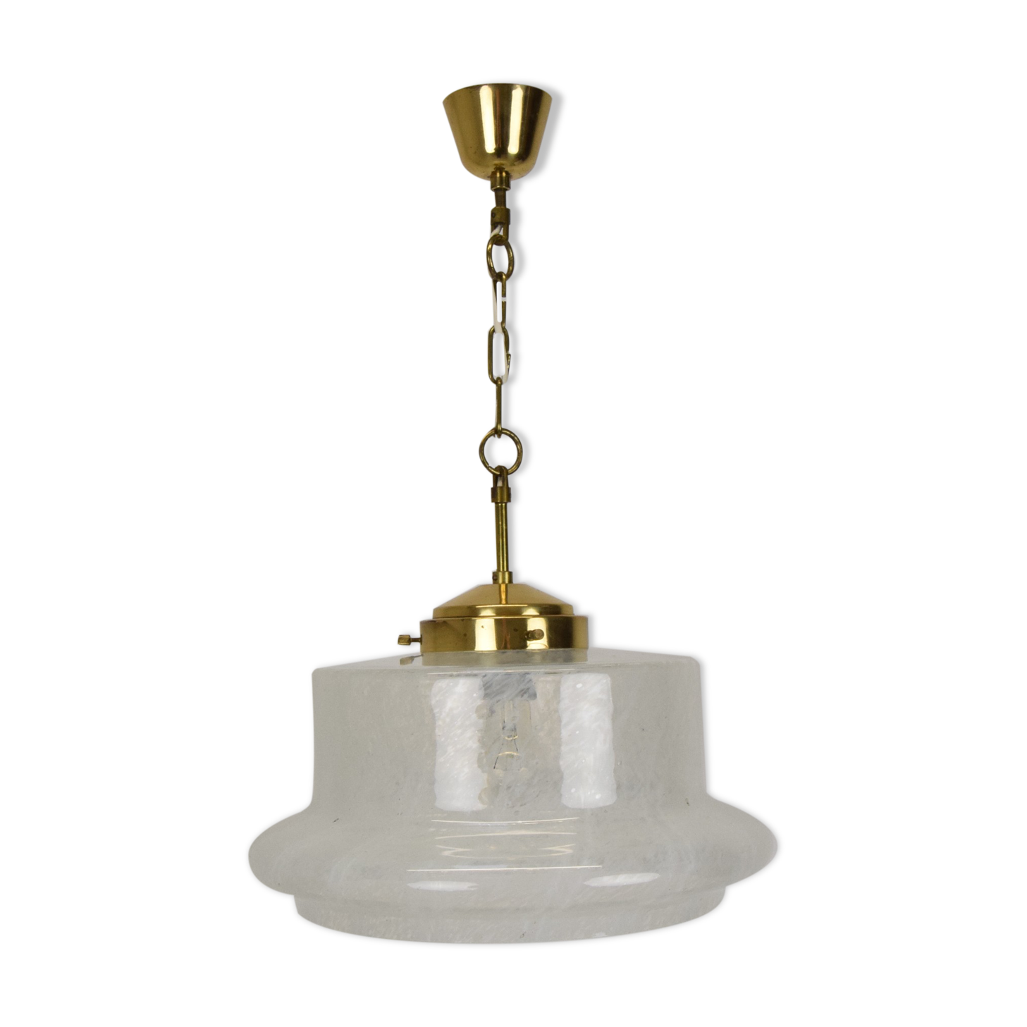 Mid-century Glass Pendant by Kamenicky Senov,1960's.