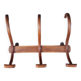 Curved wood bistro coat rack