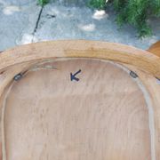 4 chaises bistrot, teinte claire
