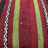 Vintage turkish kilim cushion cover , 120 x 40 cm