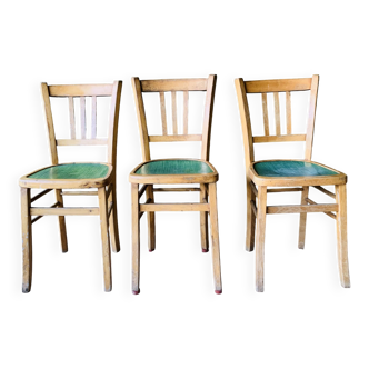 Lot de 3 chaises bistrot